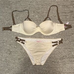 Victoria’s Secret Cream Bikini Set